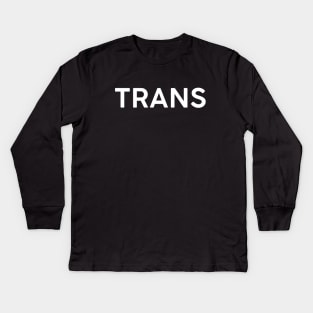 Trans Kids Long Sleeve T-Shirt